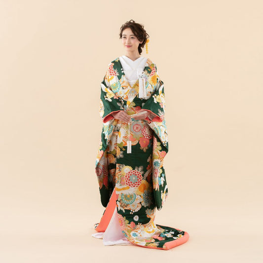 菊花飛翔の舞 【結婚式 和装 色打掛 レンタル】