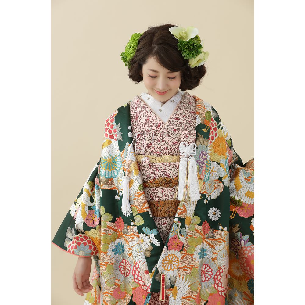 菊花飛翔の舞 【結婚式 和装 色打掛 レンタル】
