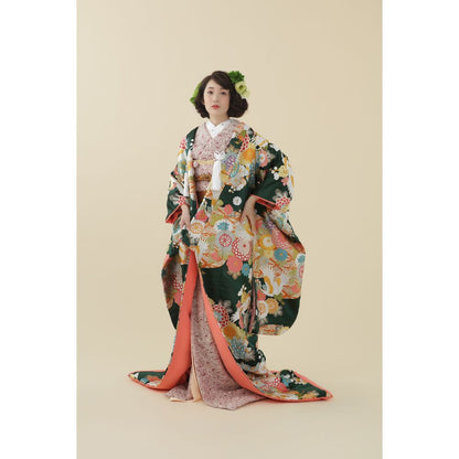 菊花飛翔の舞 【結婚式 和装 色打掛 レンタル】
