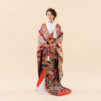 嘉祥華結び 【結婚式 和装 色打掛 レンタル】