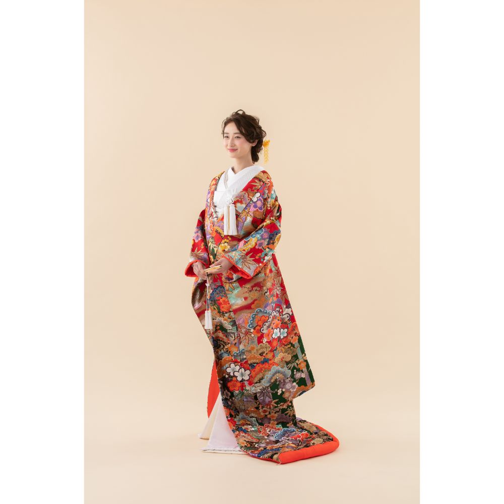 嘉祥華結び 【結婚式 和装 色打掛 レンタル】