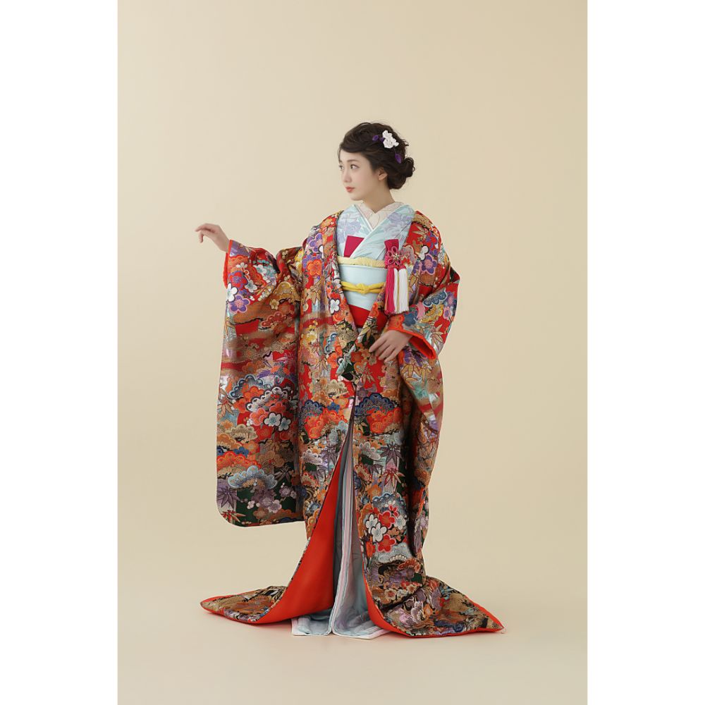 嘉祥華結び 【結婚式 和装 色打掛 レンタル】