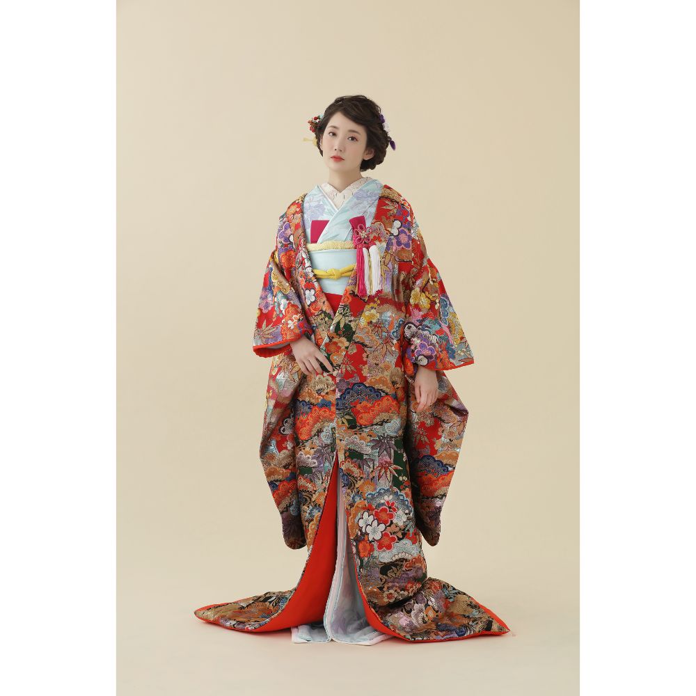 嘉祥華結び 【結婚式 和装 色打掛 レンタル】