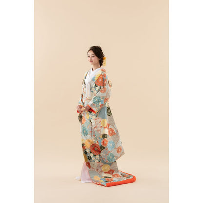 菊花青海文 【結婚式 和装 色打掛 レンタル】