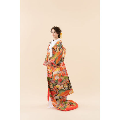 鹿子花暦 【結婚式 和装 色打掛 レンタル】