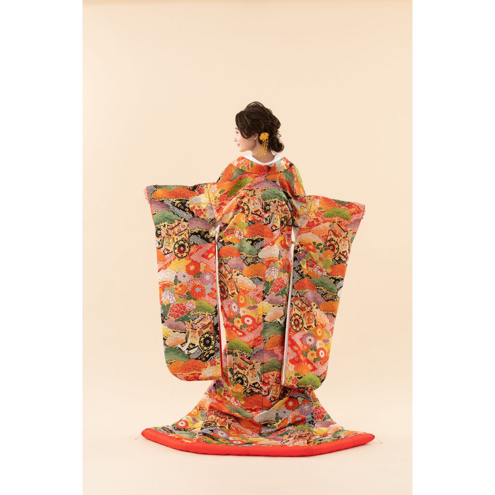 鹿子花暦 【結婚式 和装 色打掛 レンタル】