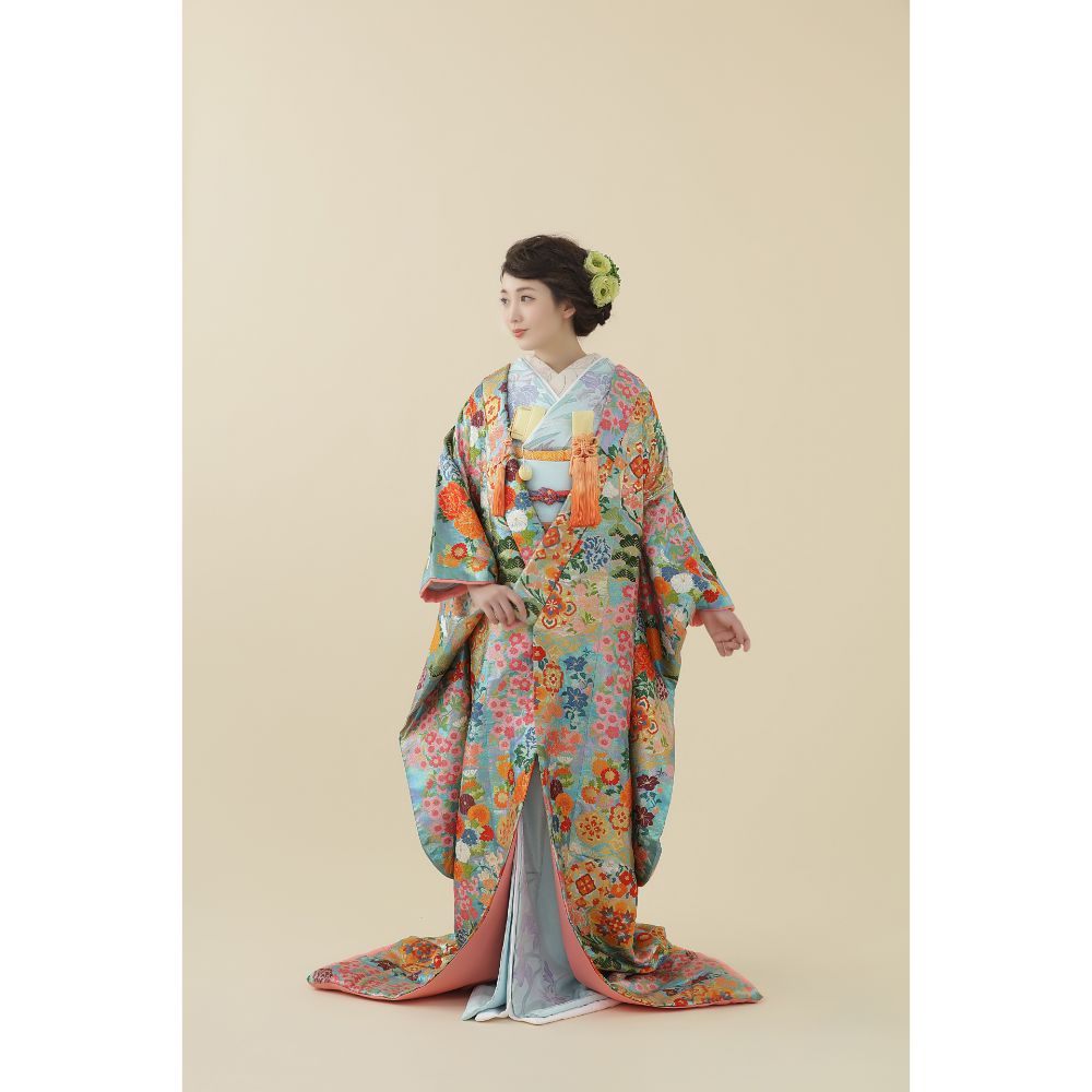 正倉院華景色 【結婚式 和装 色打掛 レンタル】