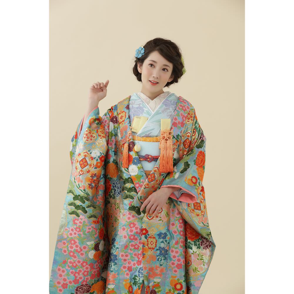 正倉院華景色 【結婚式 和装 色打掛 レンタル】