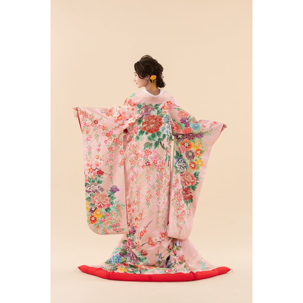 春秋百花の契り 【結婚式 和装 色打掛 レンタル】