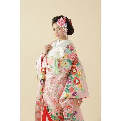 春秋百花の契り 【結婚式 和装 色打掛 レンタル】