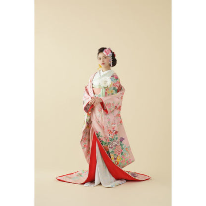 春秋百花の契り 【結婚式 和装 色打掛 レンタル】