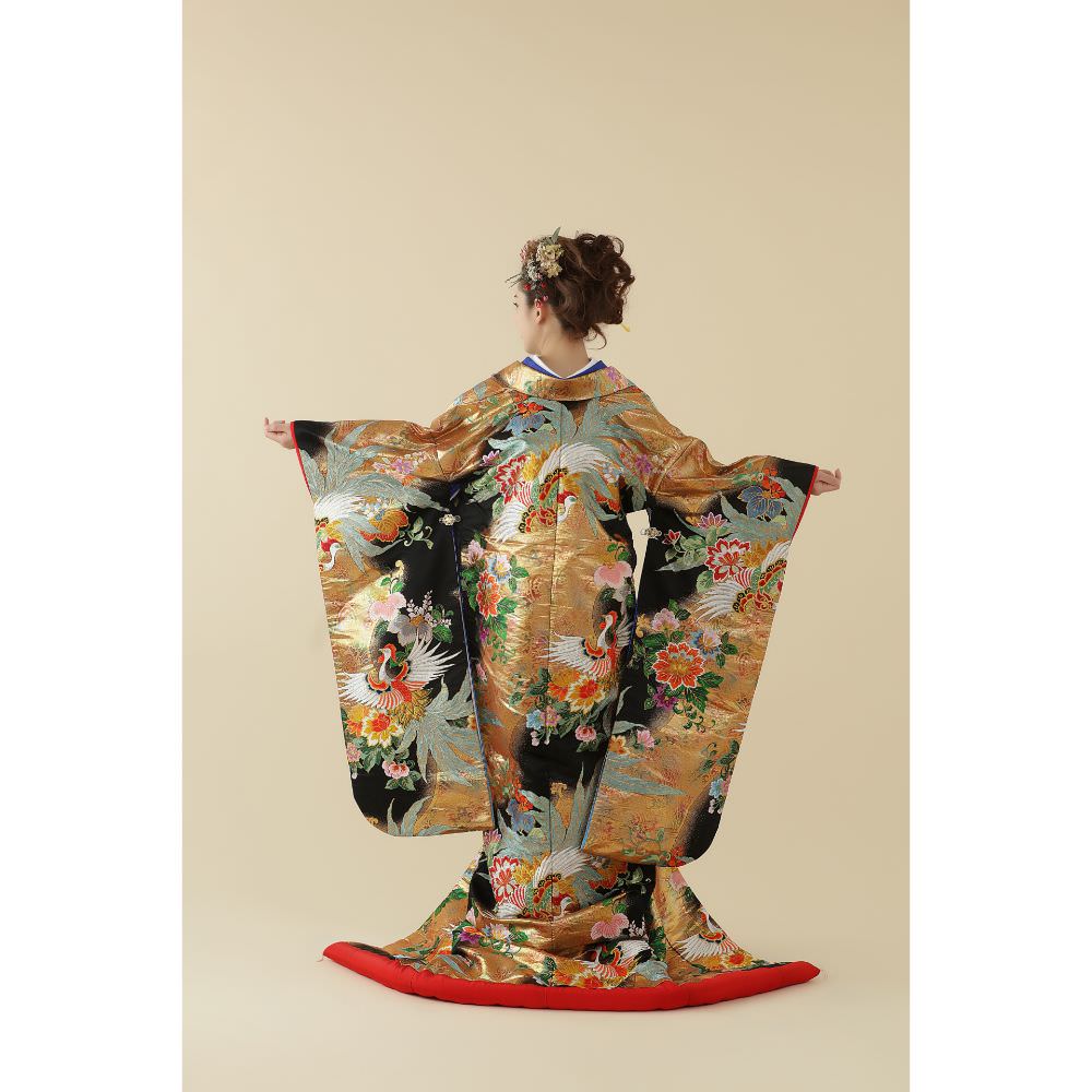 菊花青瑞鳥の舞 【結婚式 和装 色打掛 レンタル】