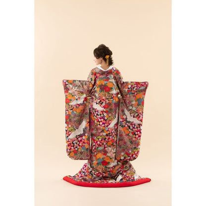 煌々飛翔に花 【結婚式 和装 色打掛 レンタル】