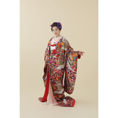 煌々飛翔に花 【結婚式 和装 色打掛 レンタル】