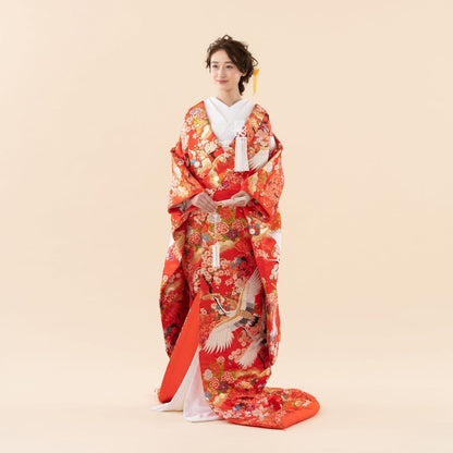 桜楓に飛翔 【結婚式 和装 色打掛 レンタル】