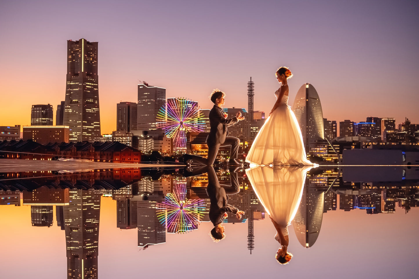 あなたをより一層輝かせる街 横浜前撮り 【結婚式 写真 フォト 撮影】