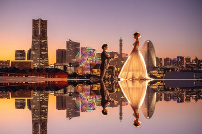 あなたをより一層輝かせる街 横浜前撮り 【結婚式 写真 フォト 撮影】