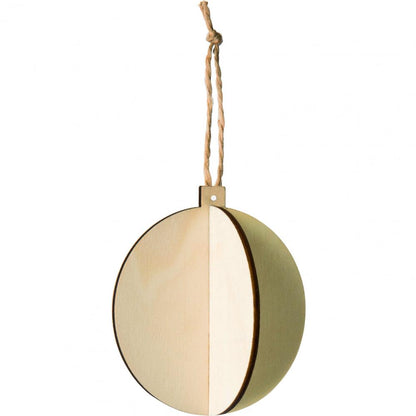 WOODEN 3D BAUBLES, 3 PCS 【結婚式 その他ウェルカムグッズ】