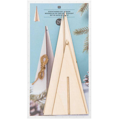 WOOD 3D FIR TREE SET,STRAIGHT 【結婚式 その他ウェルカムグッズ】