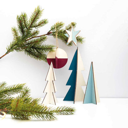 WOOD 3D FIR TREE SET,STRAIGHT 【結婚式 その他ウェルカムグッズ】