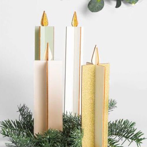 ASSEMBLED CANDLE, 2PCS　【結婚式　その他ウェルカムグッズ】