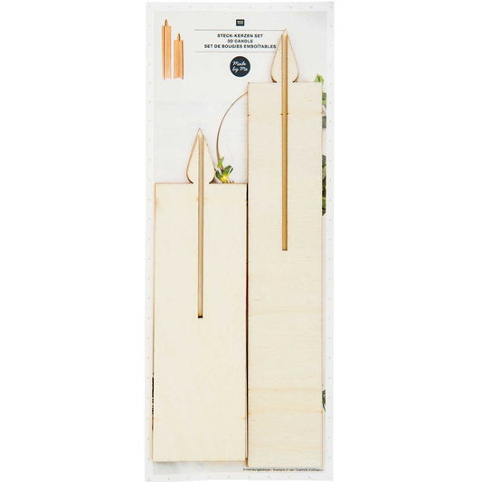 ASSEMBLED CANDLE, 2PCS 【結婚式 その他ウェルカムグッズ】