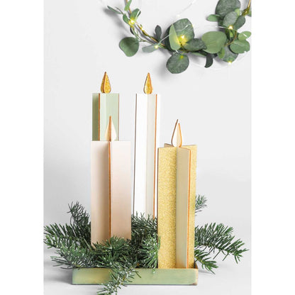 ASSEMBLED CANDLE, 2PCS　【結婚式　その他ウェルカムグッズ】