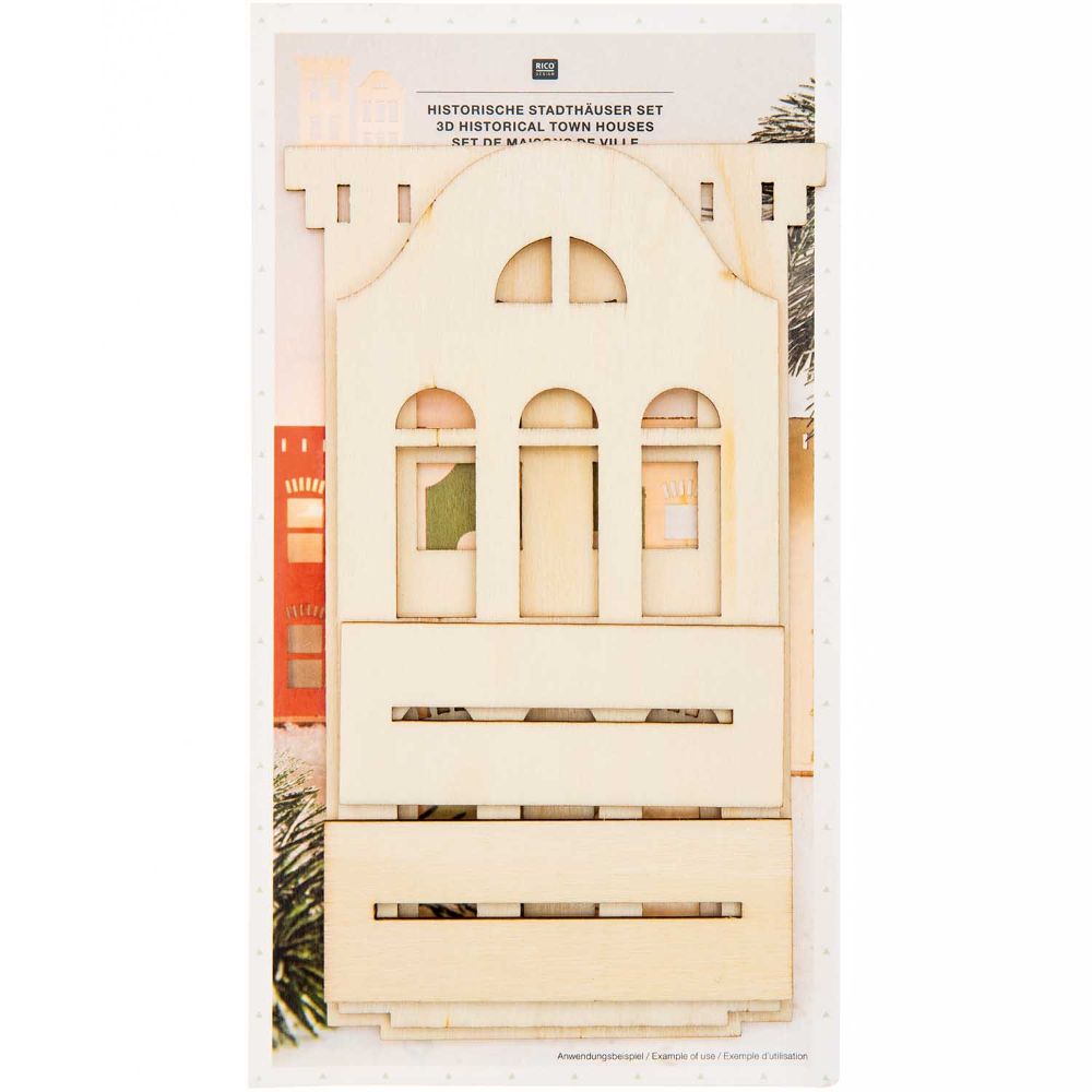 HISTORICAL TOWN HOUSES, 2 PCS 【結婚式 その他ウェルカムグッズ】