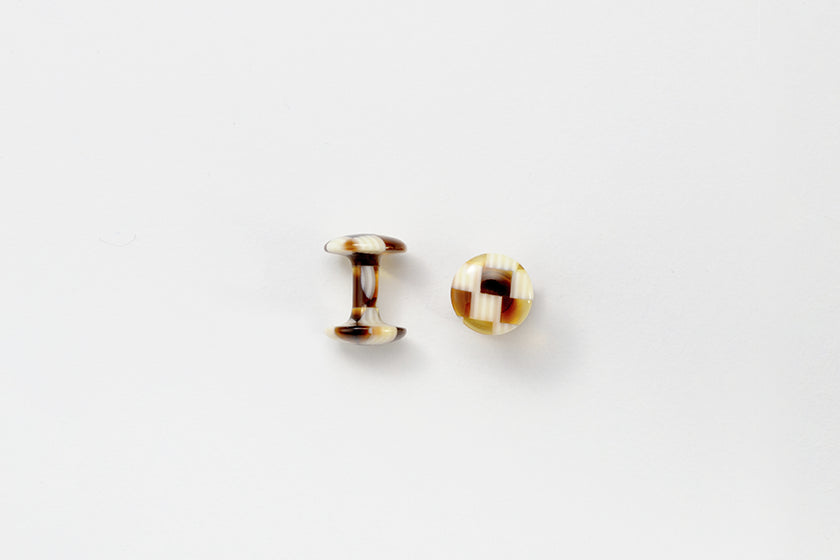 カフス セピアブロック 【結婚式 カフス タイピン 小物】