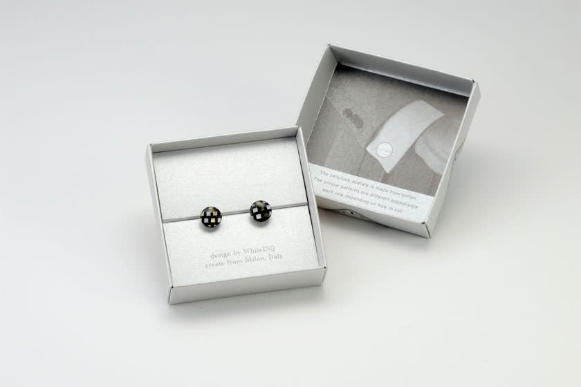 カフス ブラックラデン 【結婚式 カフス タイピン 小物】