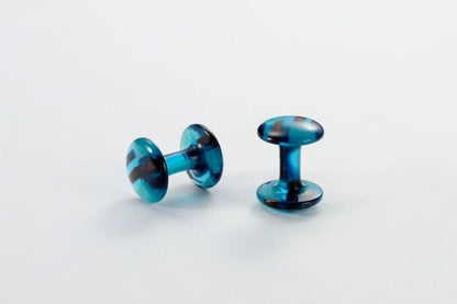 カフス スカイブルー 【結婚式 カフス タイピン 小物】