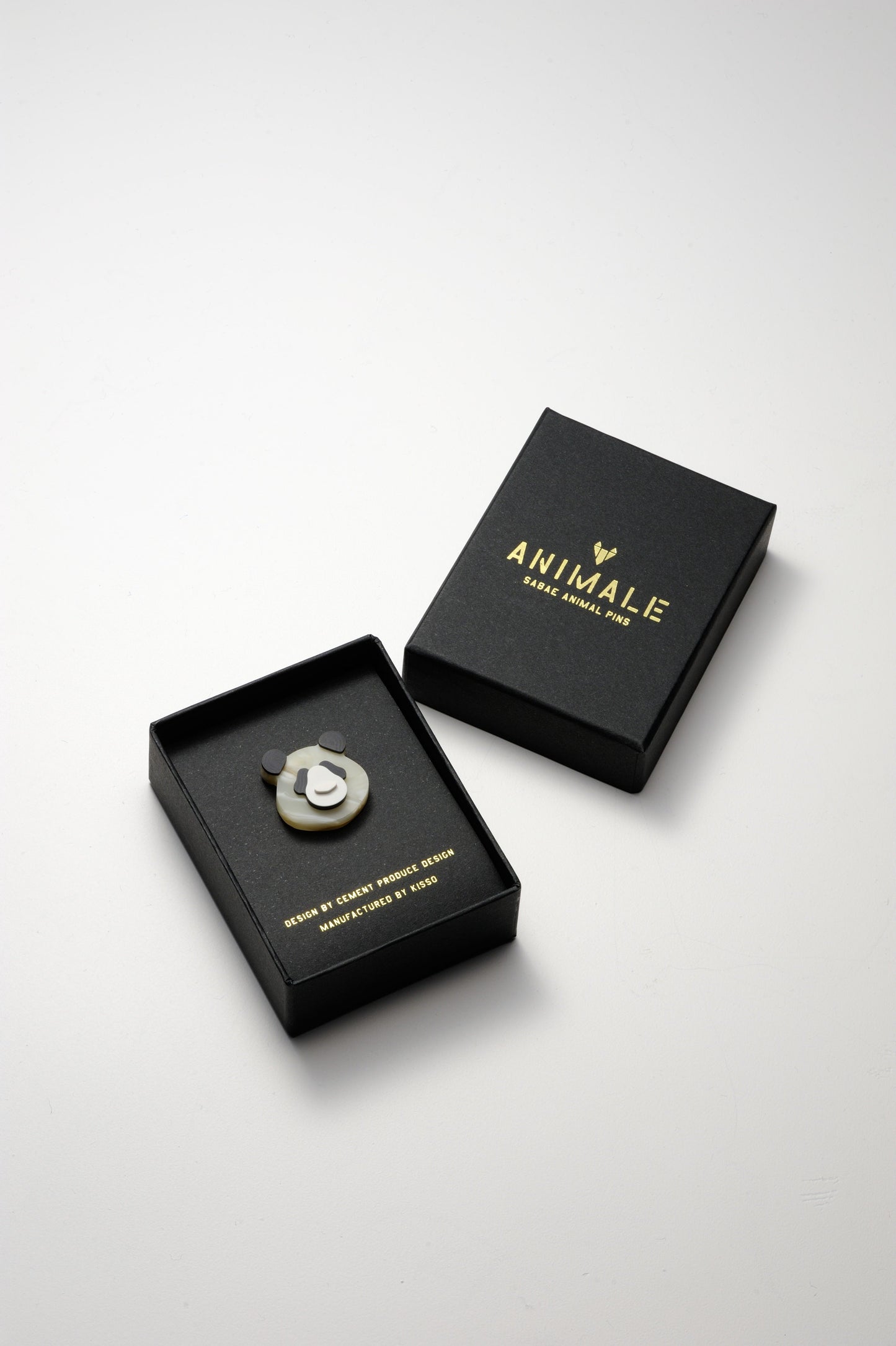 鯖江ピンス アニマルピンズ ANIMALE パンダ 【結婚式 メンズ小物】