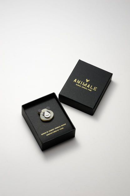 鯖江ピンス アニマルピンズ ANIMALE パンダ 【結婚式 メンズ小物】