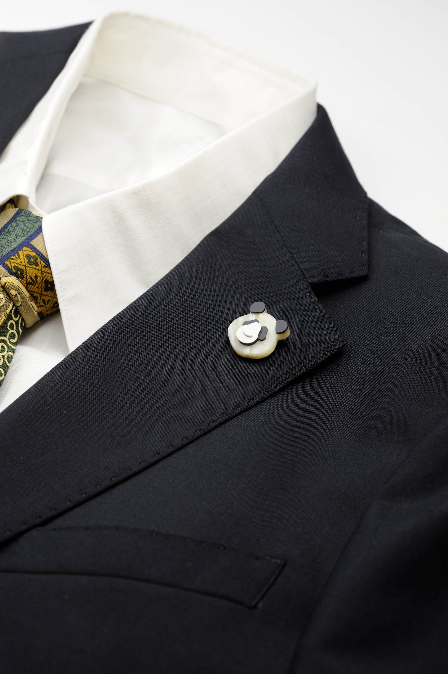 鯖江ピンス アニマルピンズ ANIMALE パンダ 【結婚式 メンズ小物】