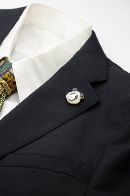 鯖江ピンス アニマルピンズ ANIMALE パンダ 【結婚式 メンズ小物】