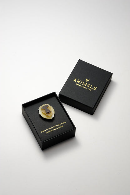 鯖江ピンス アニマルピンズ ANIMALE ライオン 【結婚式 メンズ小物】