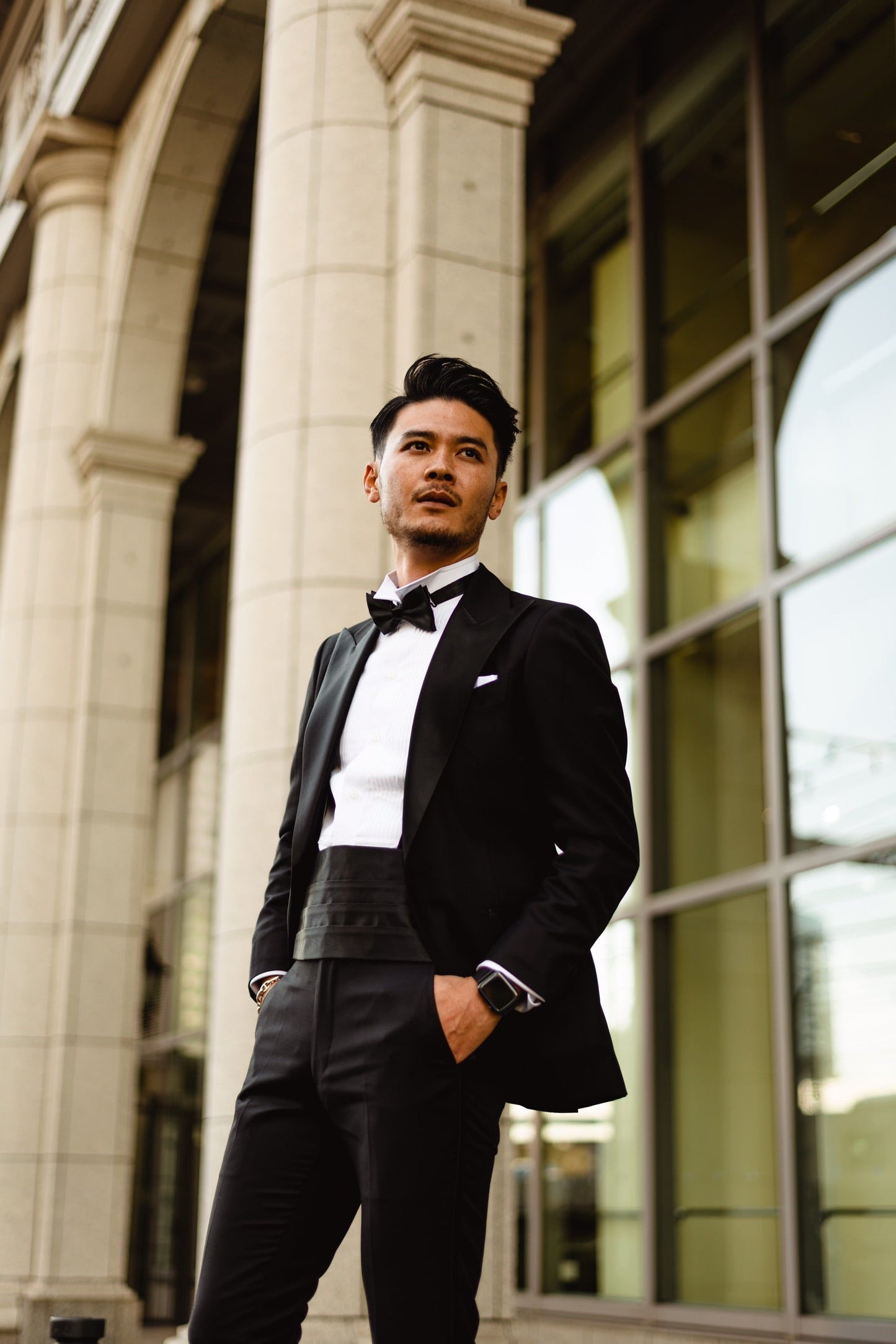 【CORDY限定特典あり】ピークドラペルタキシード/ブラック【結婚式 タキシード オーダーメイド】