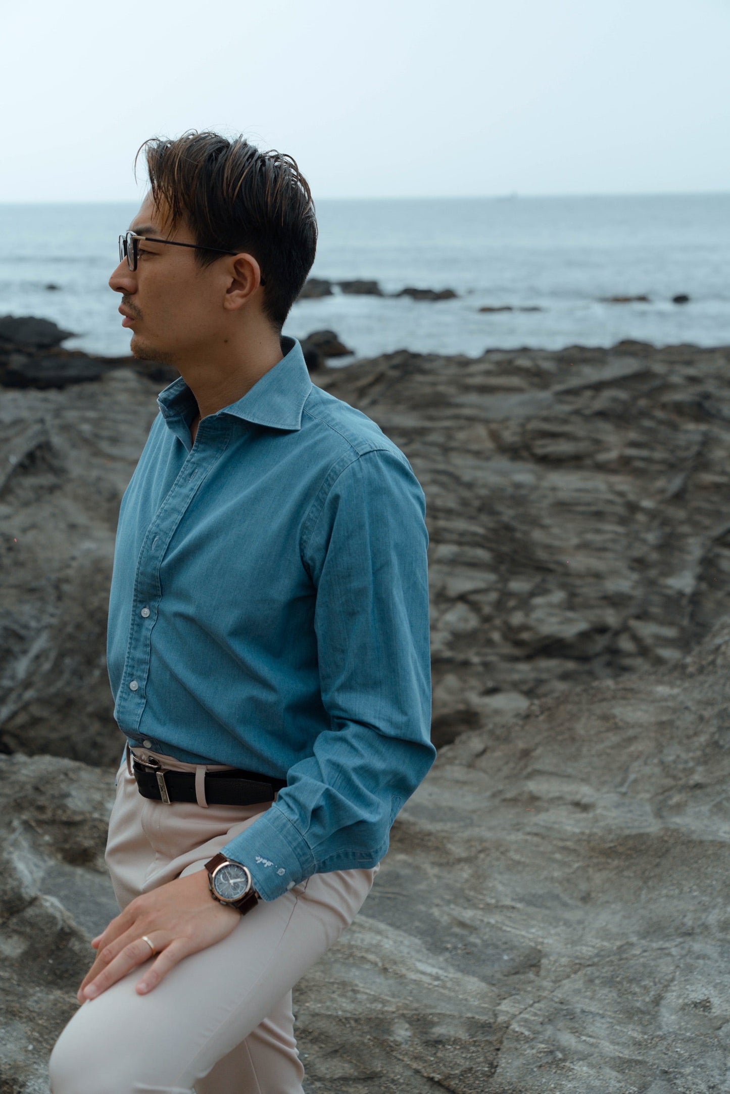 デニムシャツ【結婚式 ワイシャツ オーダーメイド】