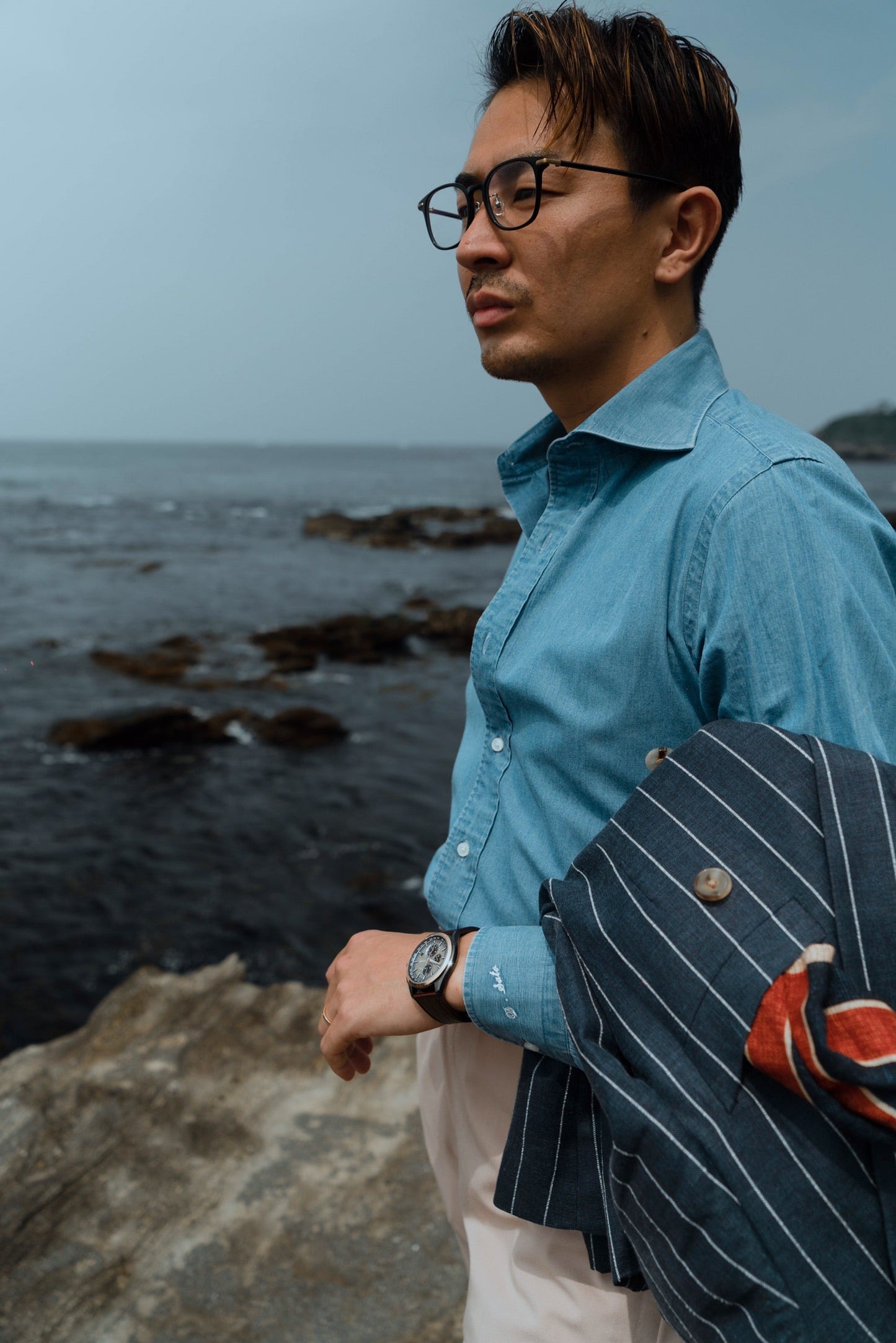 デニムシャツ【結婚式 ワイシャツ オーダーメイド】