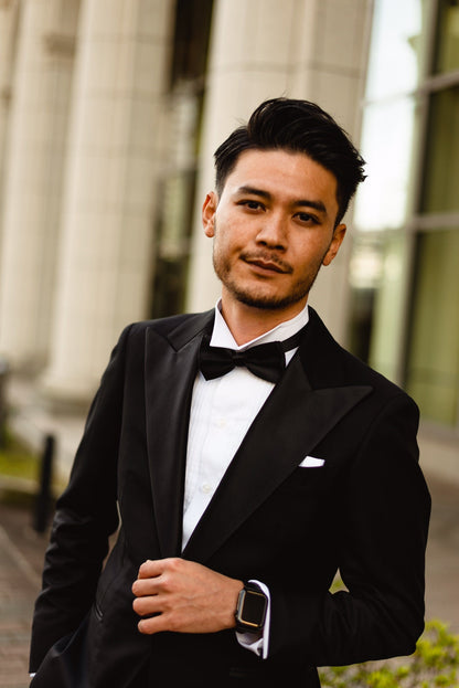 ピンタック付ウィングカラーシャツ【結婚式 ワイシャツ オーダーメイド】