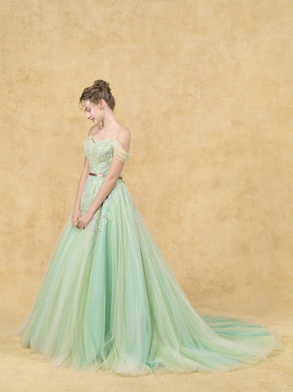 Katie - ケイティ -【結婚式 カラードレス レンタル】