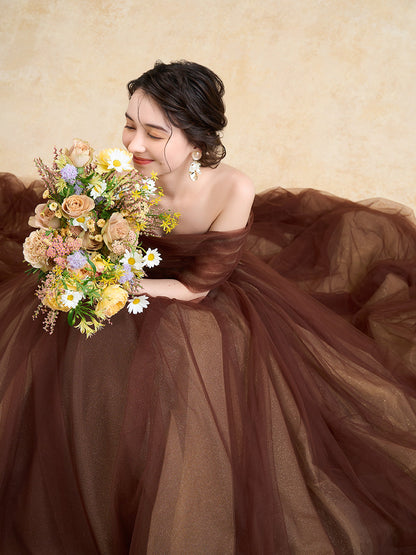 Brun - ブラン -【結婚式 カラードレス レンタル】