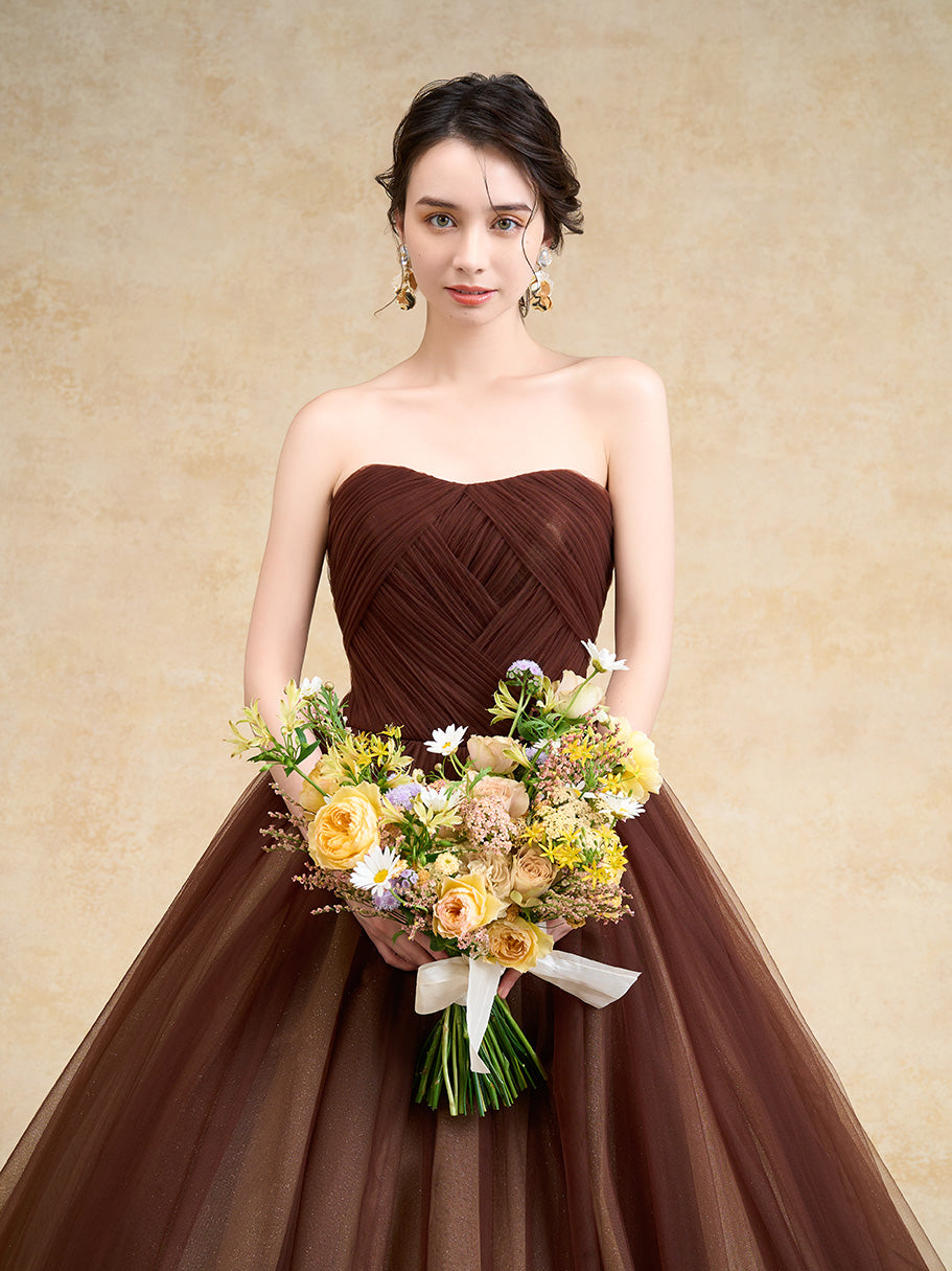 Brun - ブラン -【結婚式 カラードレス レンタル】