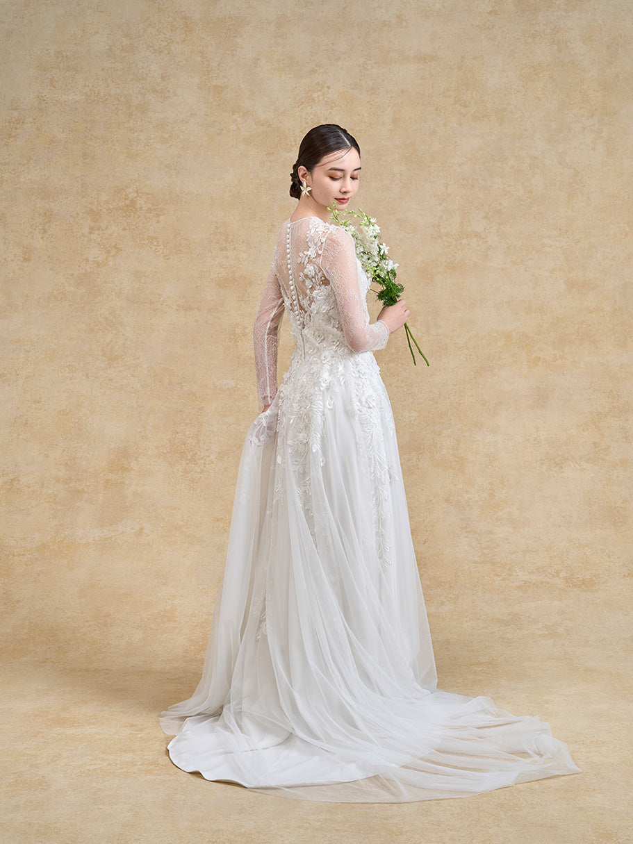 Willow - ウィロウ -【ウェディングドレス レンタル】