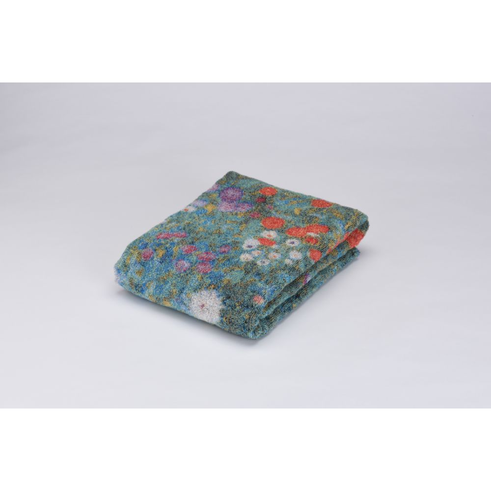 五彩織り クリムト「農家の庭」【バスタオル】 【結婚式 ギフト 引き出物 タオル 寝具】