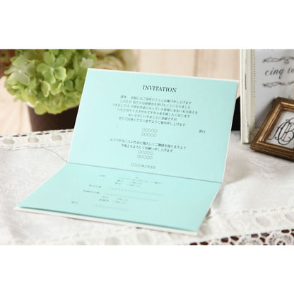 招待状セット ジュリエッタ プラチナ【結婚式 ペーパー 招待状】