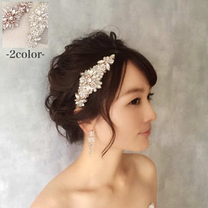 【ヘッドドレス】joli ヘッドアクセサリー/ブライダルアクセサリー 【結婚式 ヘアアクセサリー】