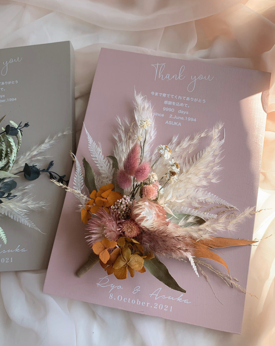 ご両親贈呈ボード A4 2枚セット 【結婚式 ギフト 両親プレゼント】