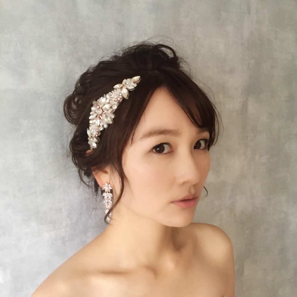 【ヘッドドレス】joli ヘッドアクセサリー/ブライダルアクセサリー 【結婚式 ヘアアクセサリー】