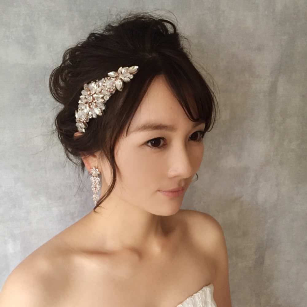 【ヘッドドレス】joli ヘッドアクセサリー/ブライダルアクセサリー 【結婚式 ヘアアクセサリー】